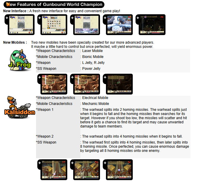 Gunbound World Champion é lançado no GIS
